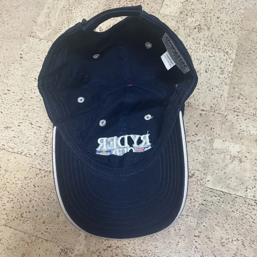 Medinah Country Club Ryder Cup 2012 Navy Golf Baseball Cap 100% Cotton - Picture 7 of 8